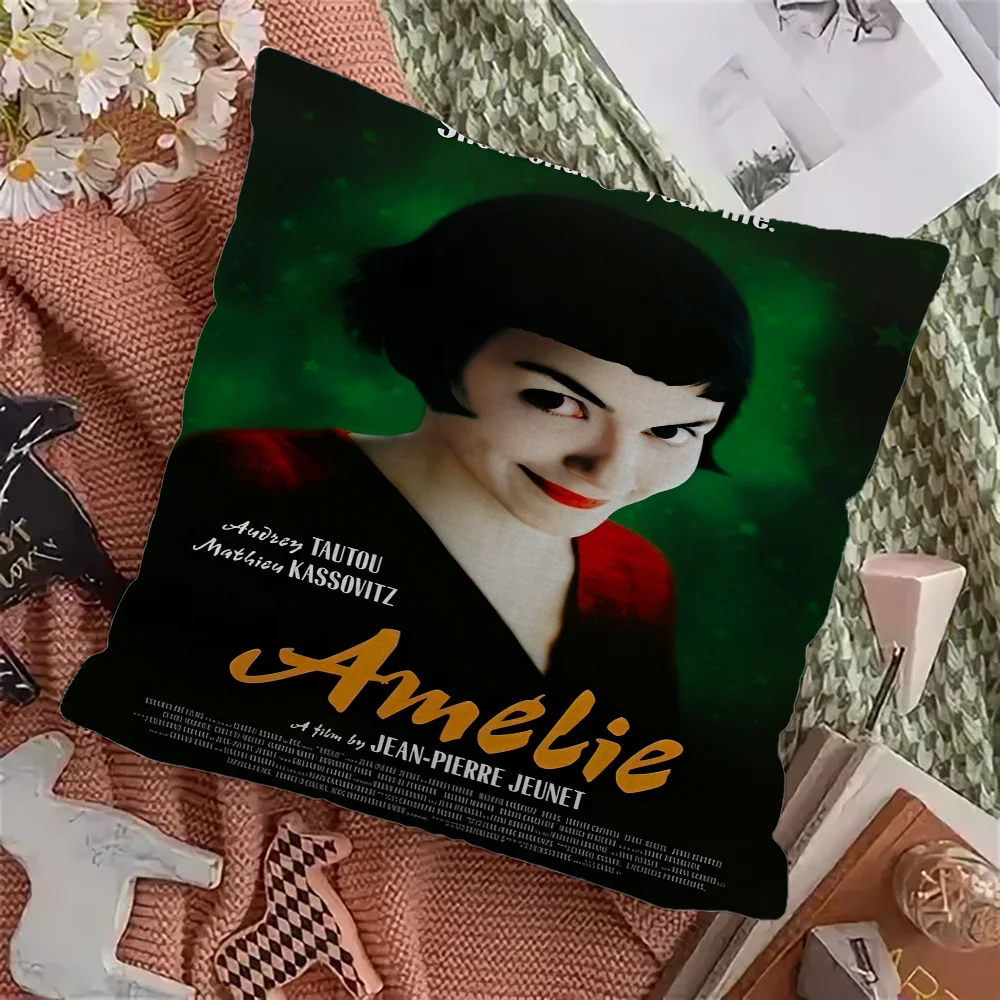 A-Amelie Classic Movie Stitch Lucky Dragon Pillow Cover Sofa Cushion Cover Home Room Decoration Children Gift