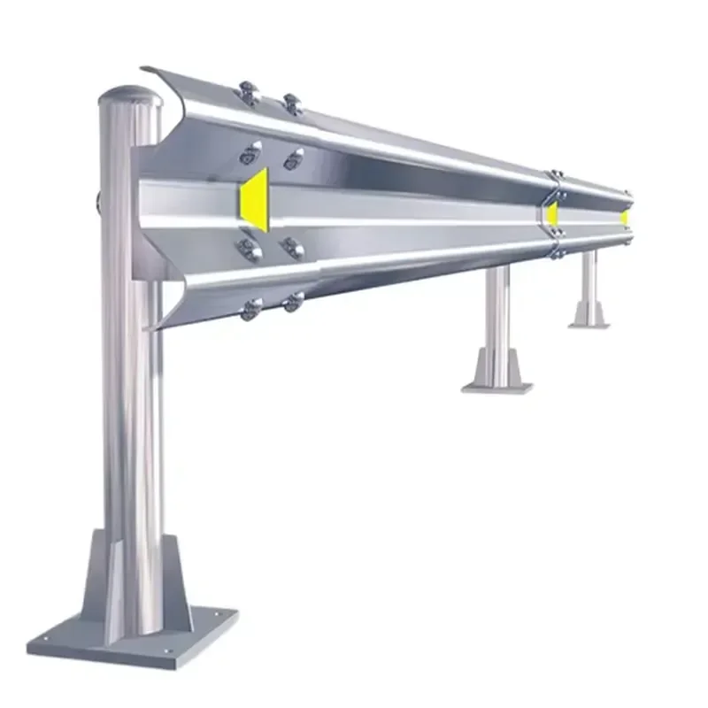Rural Road Crash Barrier Hot-dip Galvanized Highway Safety protection Barrier Waveform Guardrail Board
