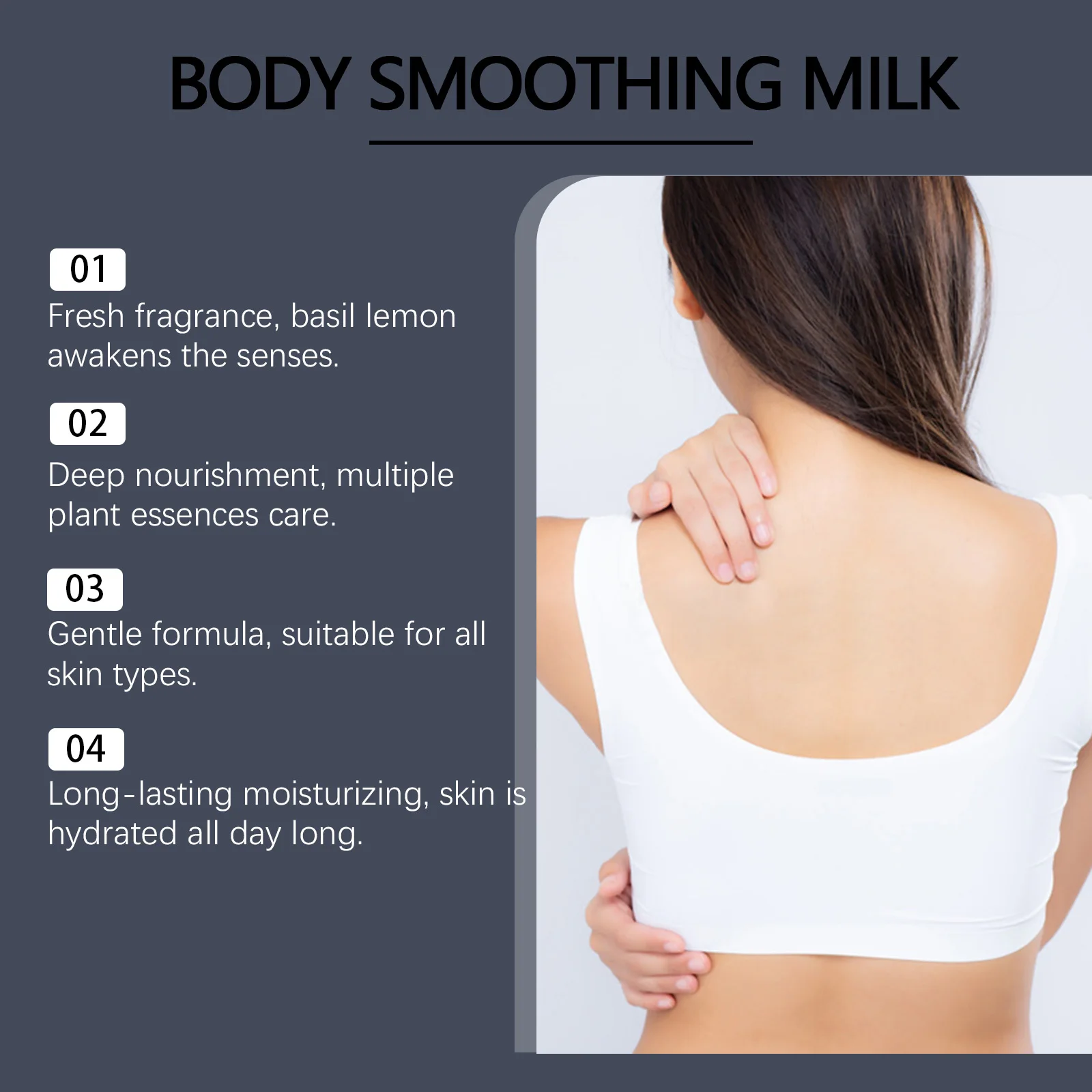Basil Lemon Shower Gel Exfoliating Deep Cleansing Skin Soften Anti Acne Moisturizing Brightening Body Lotion Smoothing Body Wash
