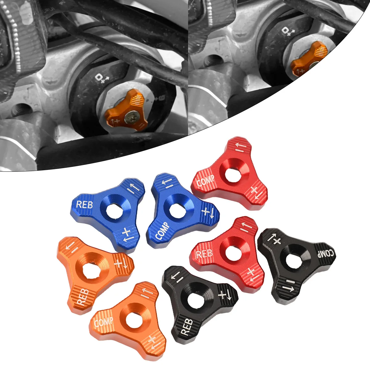 Motorcycle Accessories WP Front Fork Shock Absorber Adjustment Nut For KTM EXC SX XC XCW 125-530 690 1090 1190 1290 Adventure