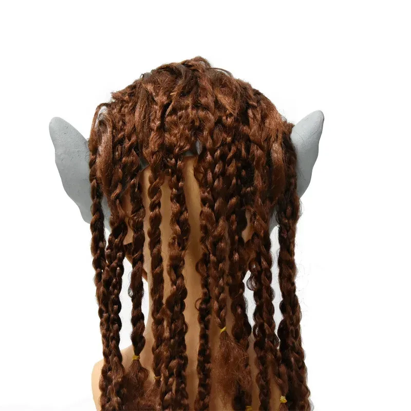 AA wat 영화 아바타 2 코스프레 라텍스 헤어 Na'vi Neytiri 마스크 할로윈 의상 파티 의상 마스크 Props2025 New