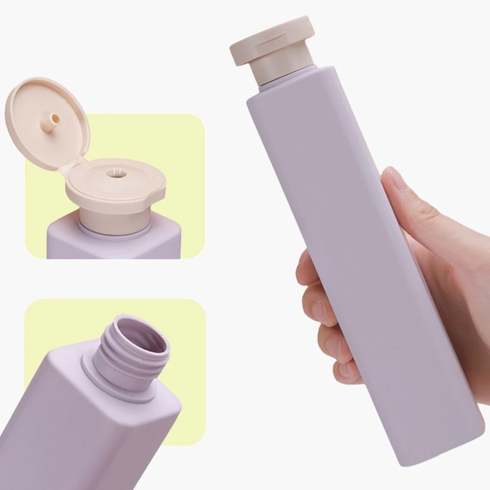 

3pcs Empty Shampoo Bottles 250Ml Refillable Liquid Dispensers Bathroom Soap Dispenser Travel Hand Soap Bottle Leakproof