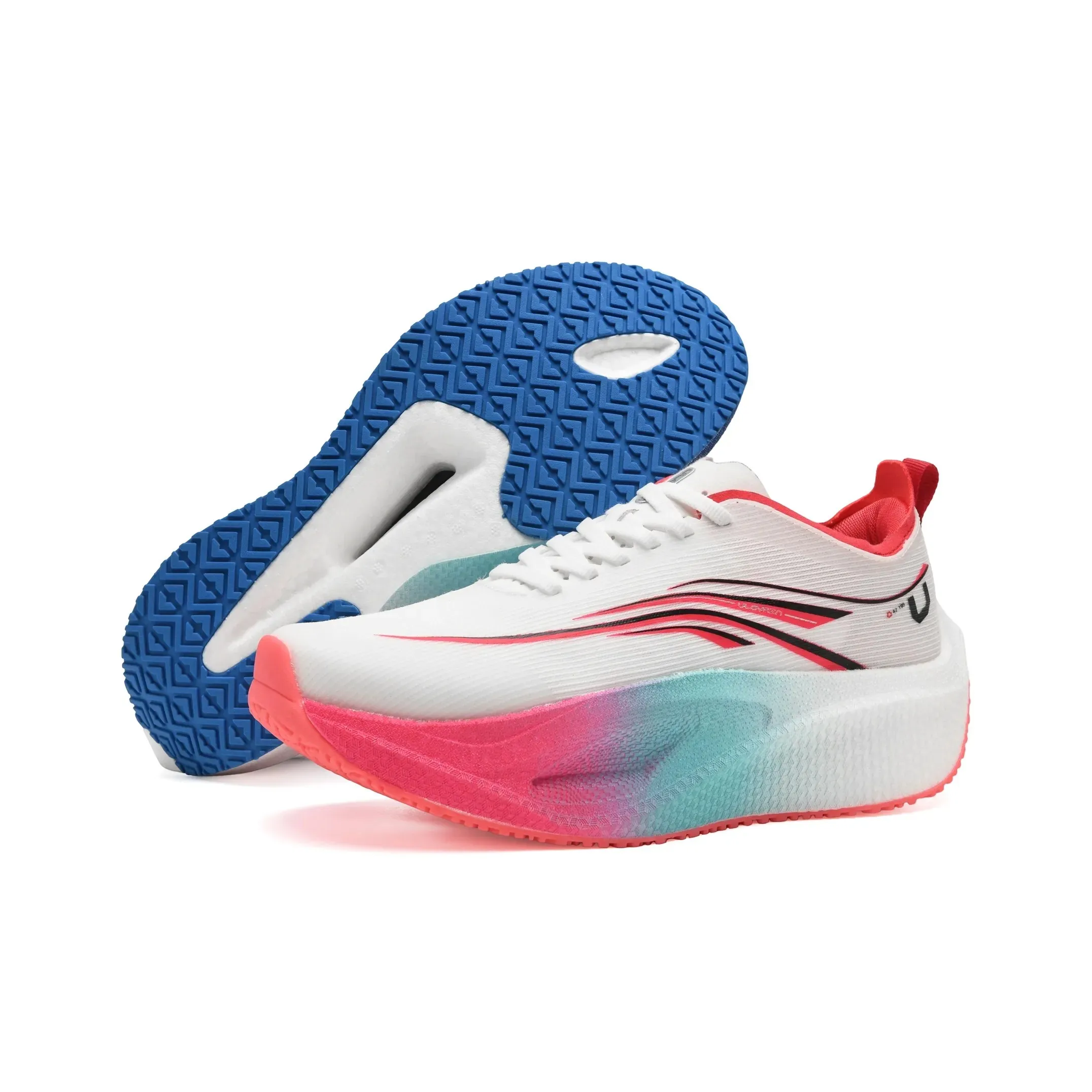 

2025 Men's Marathon Shoes New Full Palm Carbon Plate Running Shoes Racing Shock-absorbing Athletics Training Shoes Sneakers
