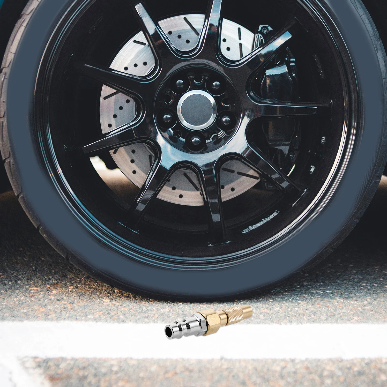 

Efficient Brass Air Compressor Hose Connector Quick Connect Fitting Threaded Nozzle Adapter for Tire Inflator Paddle Board