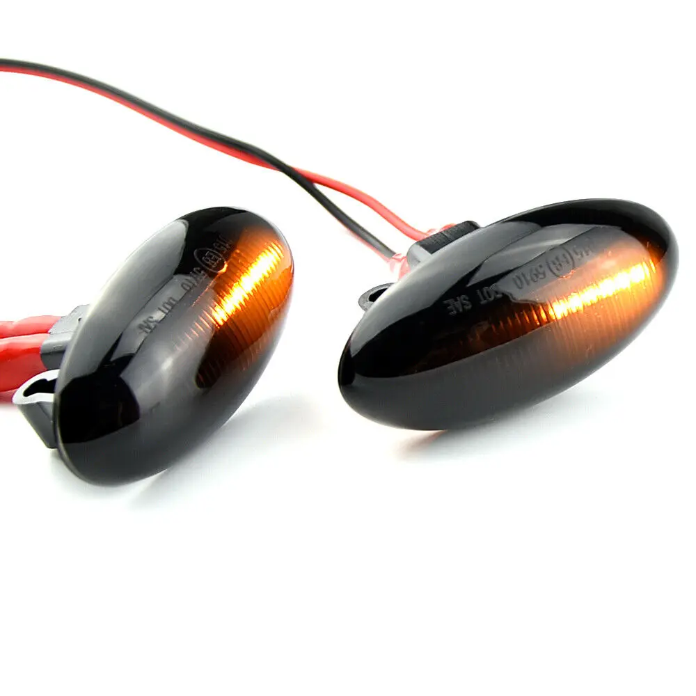 

Dynamic Turn Signal Light Dynamic LED Side Repeater For Peugeot 107 206 Citroen Berlingo C1 C2 C3 Turn Signal Indicator Light