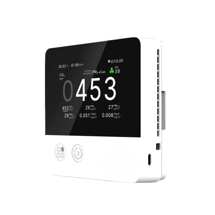 detector CO2 TVOC PM2.5 PM10 Humidity Temp Noise   Environment System