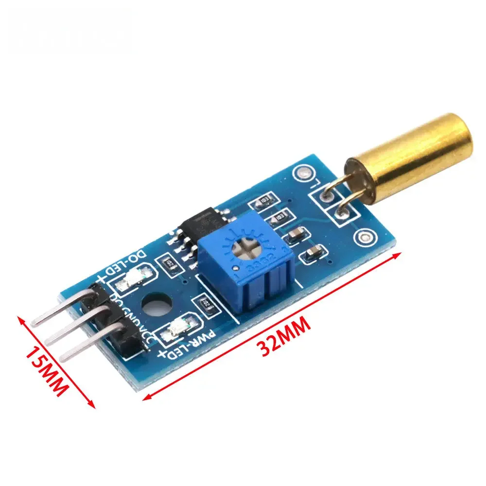 Smart Robot Tilt Vibration Sensor Module with Alarm Switch for Arduino DIY Kit - Electronic Component