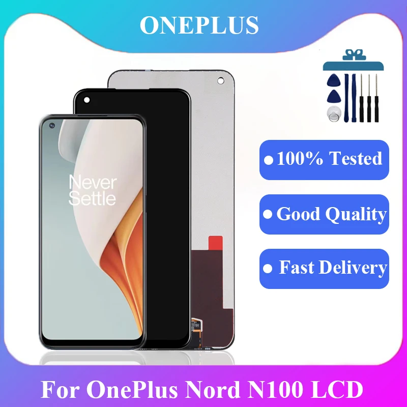 

6.52" Original for OnePlus Nord N100 LCD Display Touch Screen Digitizer Assembly Replacement Repair Parts for BE2013 LCD Display