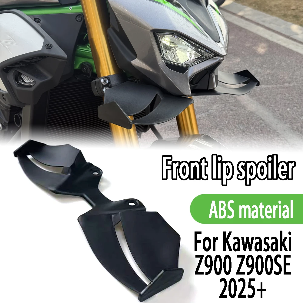 

Для мотоциклов Kawasaki Z900 Z900SE Z 900 SE 2025: передние спойлеры из ABS-пластика, нижний передний спойлер, фиксированное крыло, аксессуары