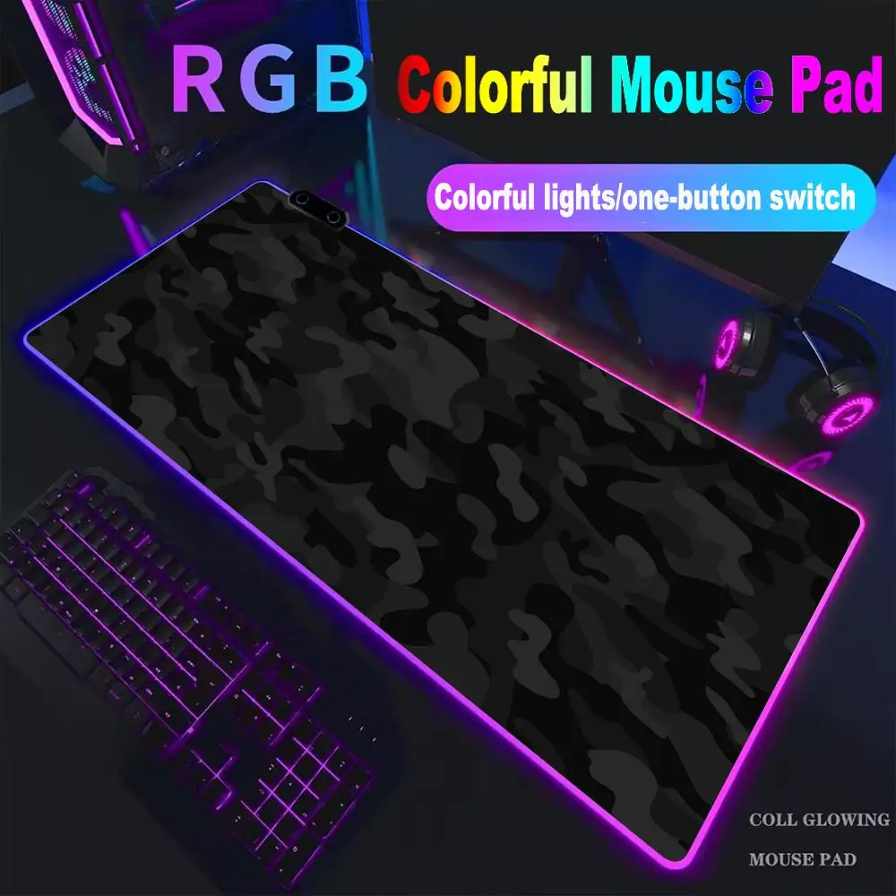 

Mousepad New Computer HD XXL Mouse Mat MousePads Camouflage Natural Rubber Anti-slip Carpet Laptop Gamer Mouse Mat XAXC