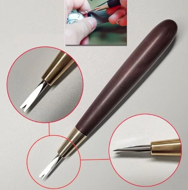 

Инструмент для снятия кожаного браслета для часов. Средство для снятия ремешка для часов с V-образной вилкой для часовщиков W6713