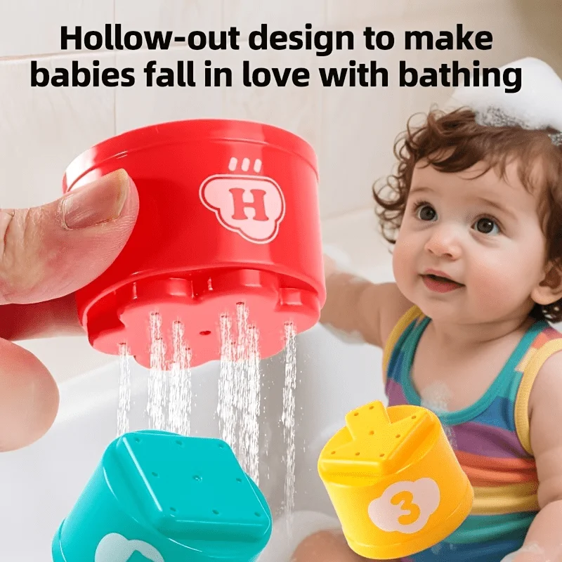 Copos Empilháveis para Crianças, Copos Arco-Íris, Brinquedo Educativo para Bebês, Quebra-Cabeça de Classificação de Cores, Treinamento de Velocidade das Mãos, Presentes de Aniversário