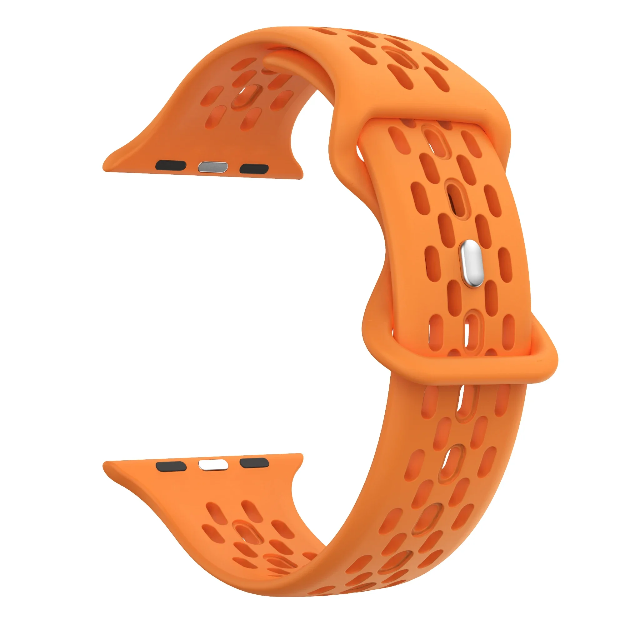 Pulseira para apple watch 38mm 40mm 41mm pulseira masculina pulseira universal silicone ao ar livre para apple watch série se se 2 45mm