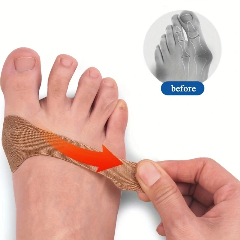 1pc Thumb eversion correction patch big toe splitter anti wear foot patch motion protection joint fixation