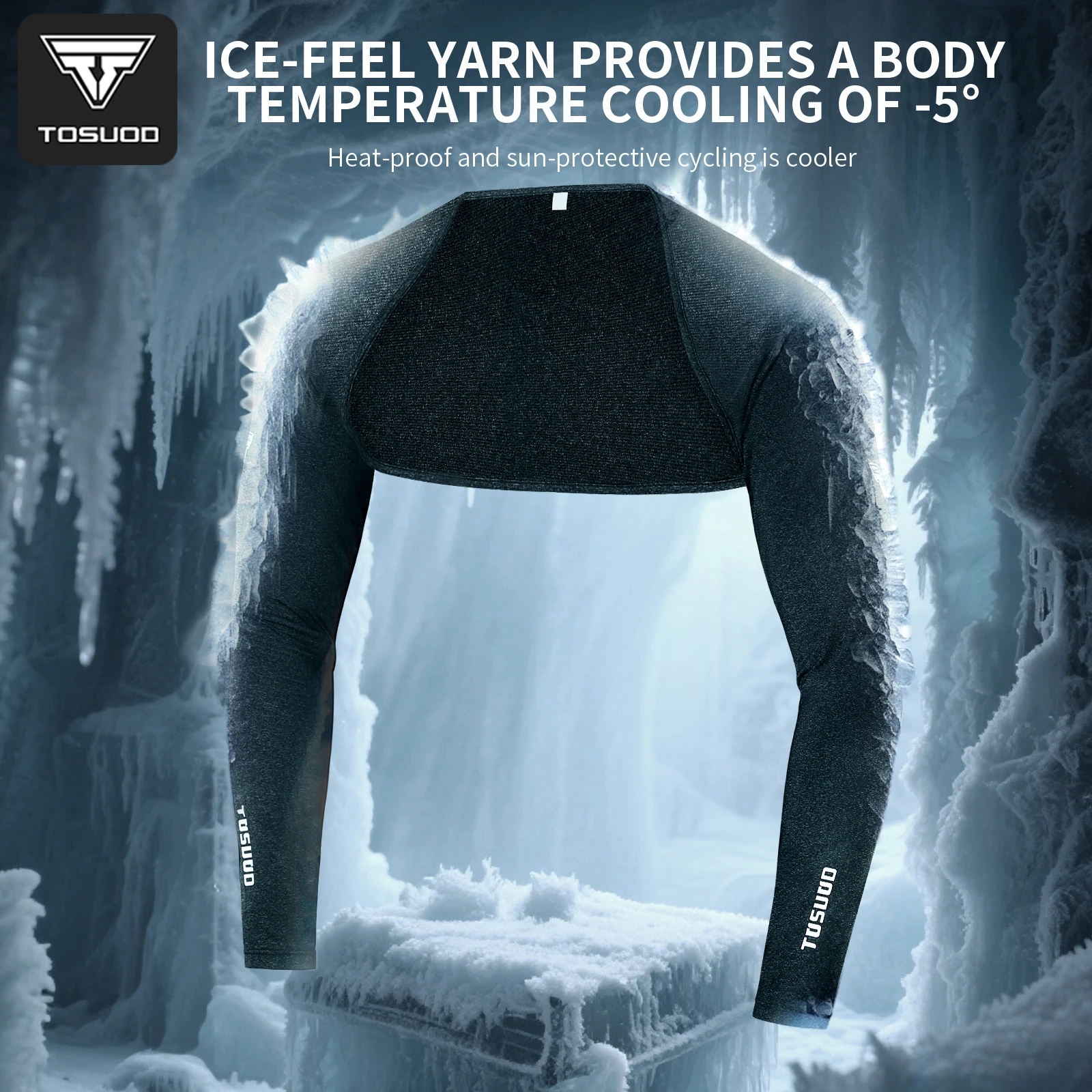 

Солнцезащитная шаль TOSUOD для активного отдыха, высокоэластичные спортивные рукава для мужчин и женщин, аксессуары для велоспорта, бега, альпинизма