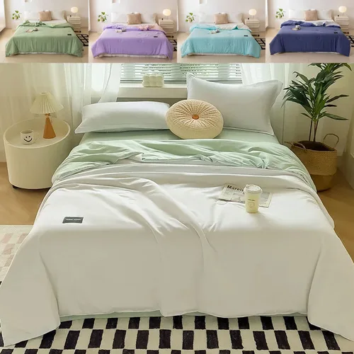 100% 면 담요, 이불, 이불, 이불, 럭셔리 담요, 아이스 쿨, 얇은 이불, 싱글 침대, 150, 180, 200, 220cm, 여름 