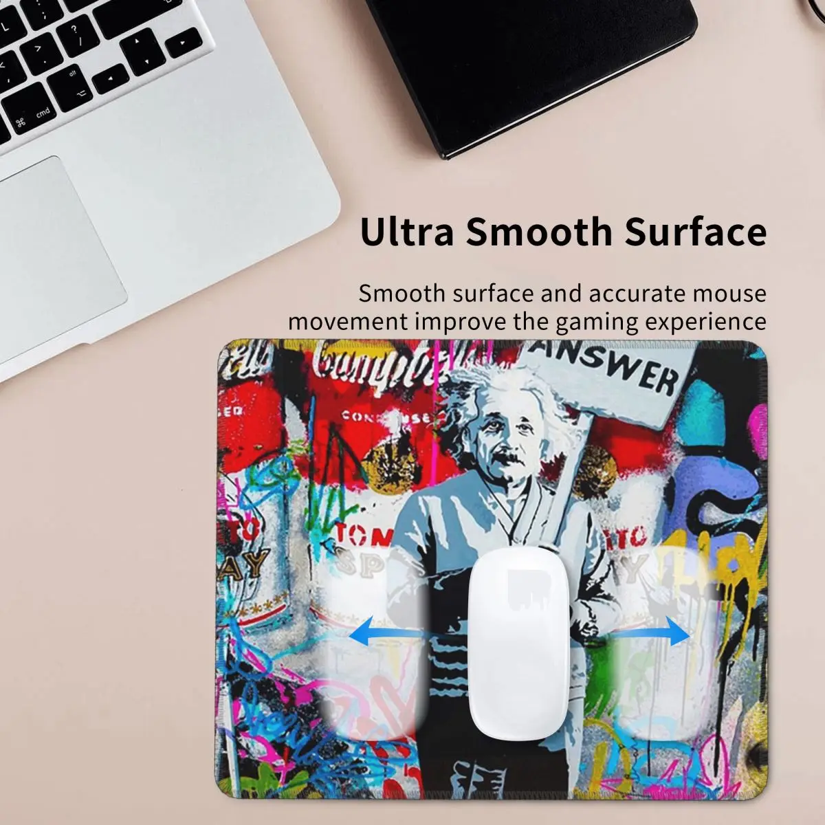 Banksy Love Is The Answer Pillow03 Mouse Pad Computer Keyboard Mouse Mat Gaming Laptop Desk Mat Office Table Mats