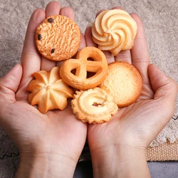 5pcs Artificial Cookies Model Photography Fake Food Props Simulation Cookies Kindergarten DIY Home Festive Party Decorations