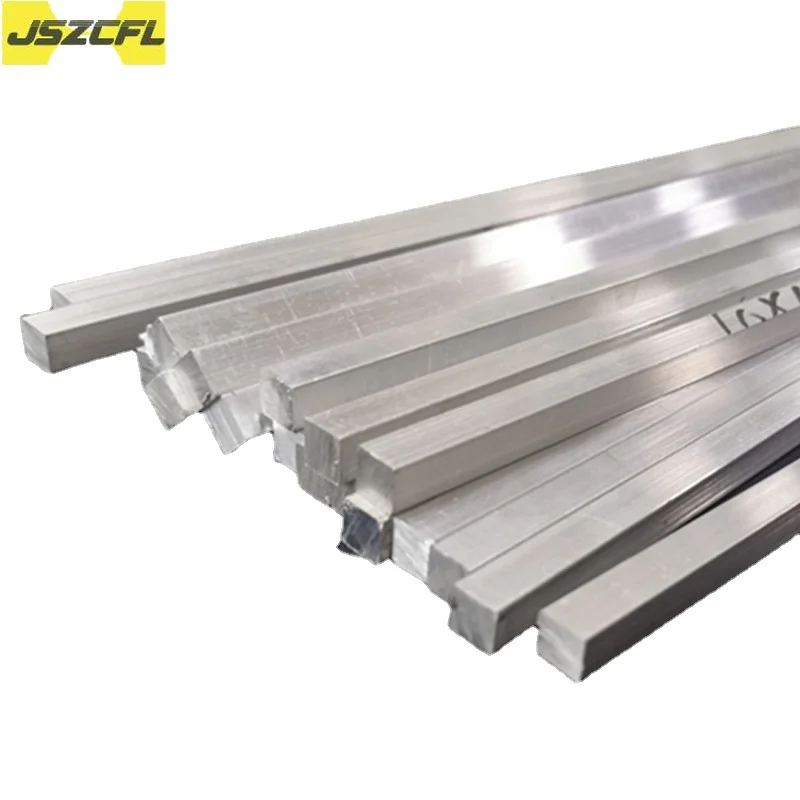 1PC 6061 Aluminum Square Bar Rod Diameter 4/5/6/8/10/12/15/18/20/22/25/30/35/45MM DIY Model Making Aluminum Profile Length 500MM