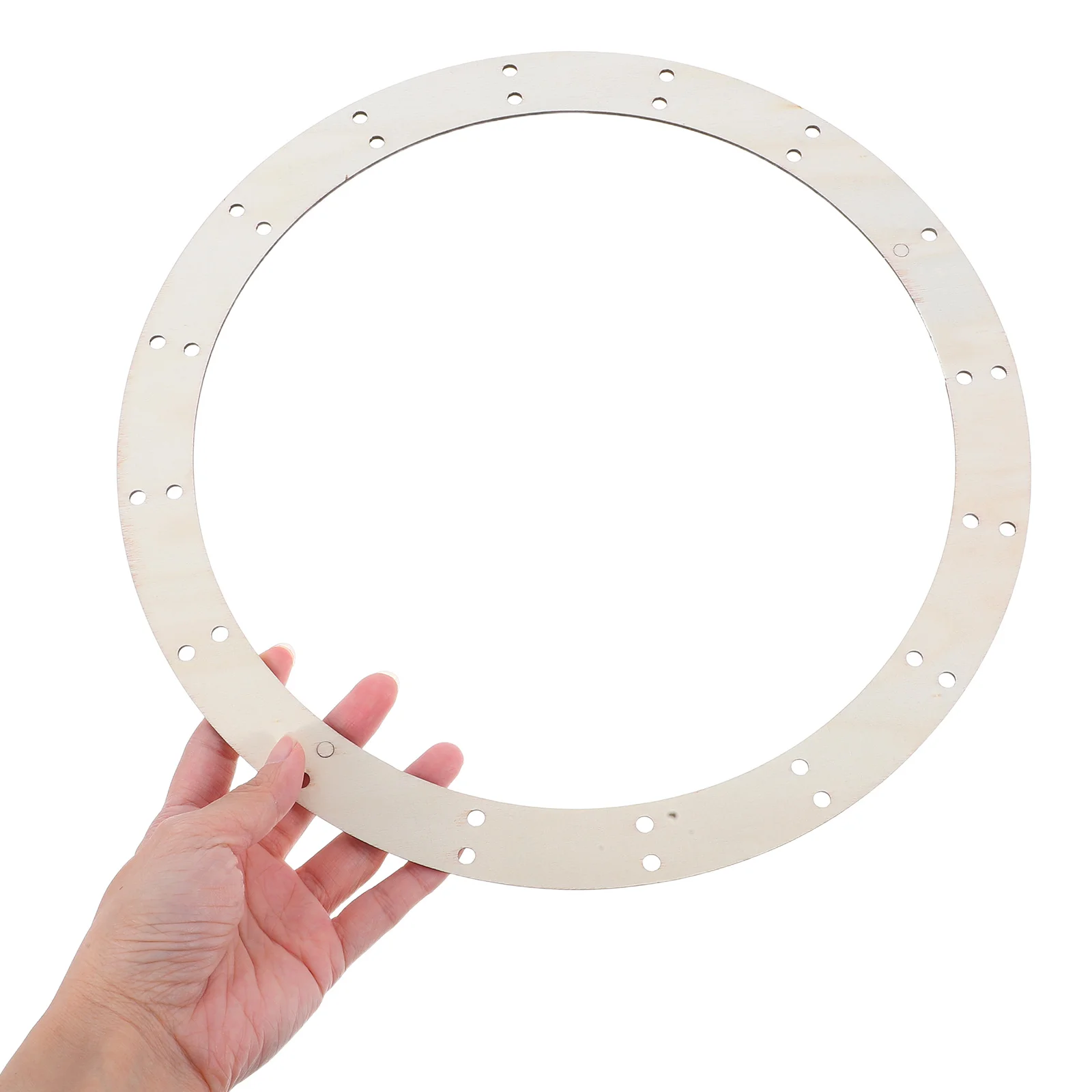 

5pcs Wooden Wreath Frame DIY Ornaments Square Round Heart Craft Boards for Home Wedding Party Decorations