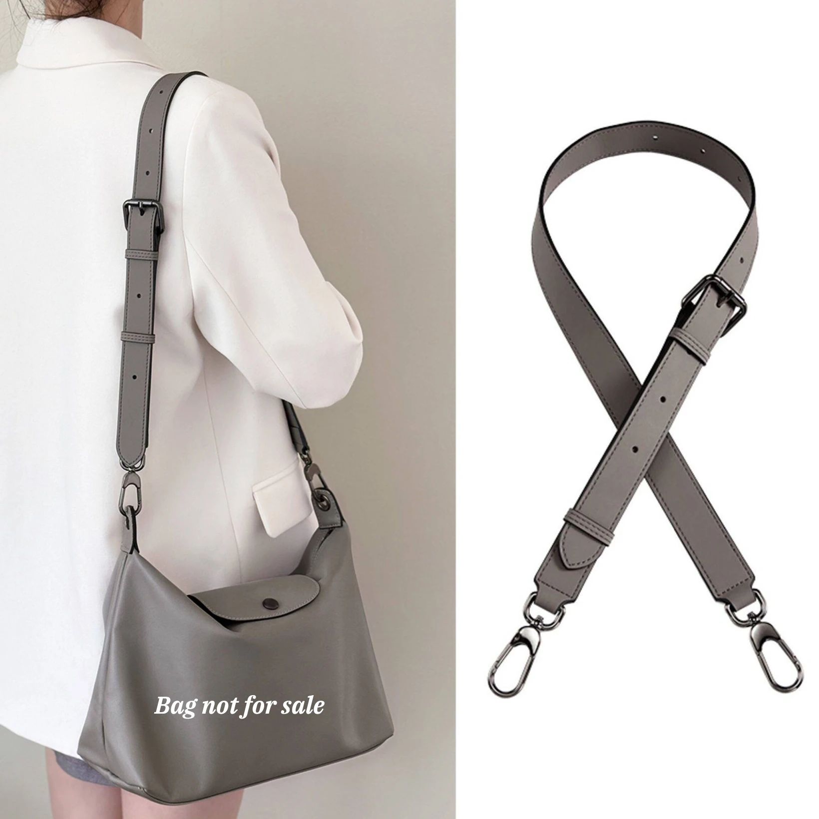 

Регулируемый плечевой ремень для сумки Longchamp Hobo, прочный модный ремень, широкий ремень для сумки через плечо, сменные аксессуары