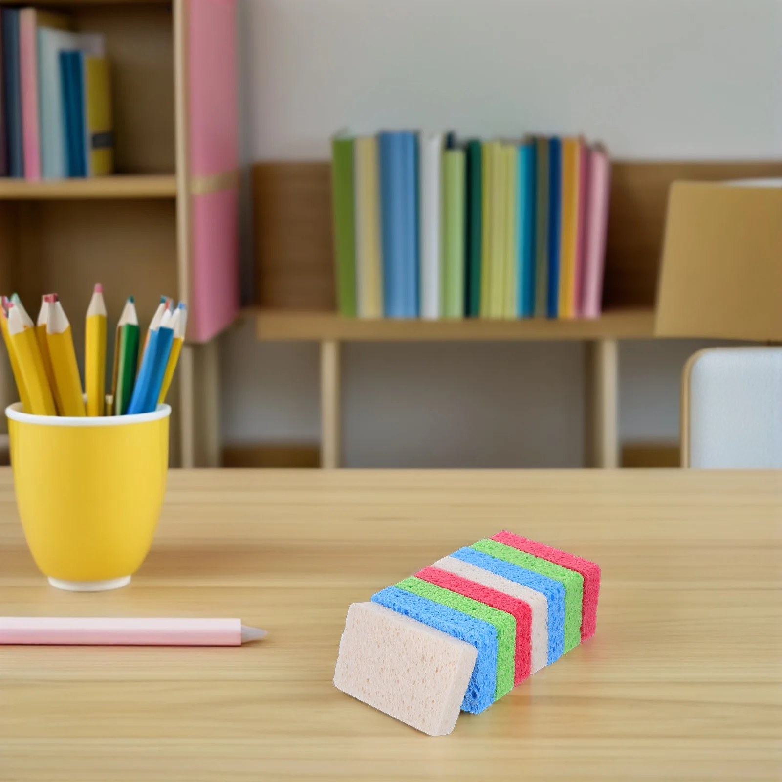 8Pcs Rectangular Artist Sponge Knockdown Texture Sponge for Wall Drywall Repair Patch Drywall Ceiling Texture Tool