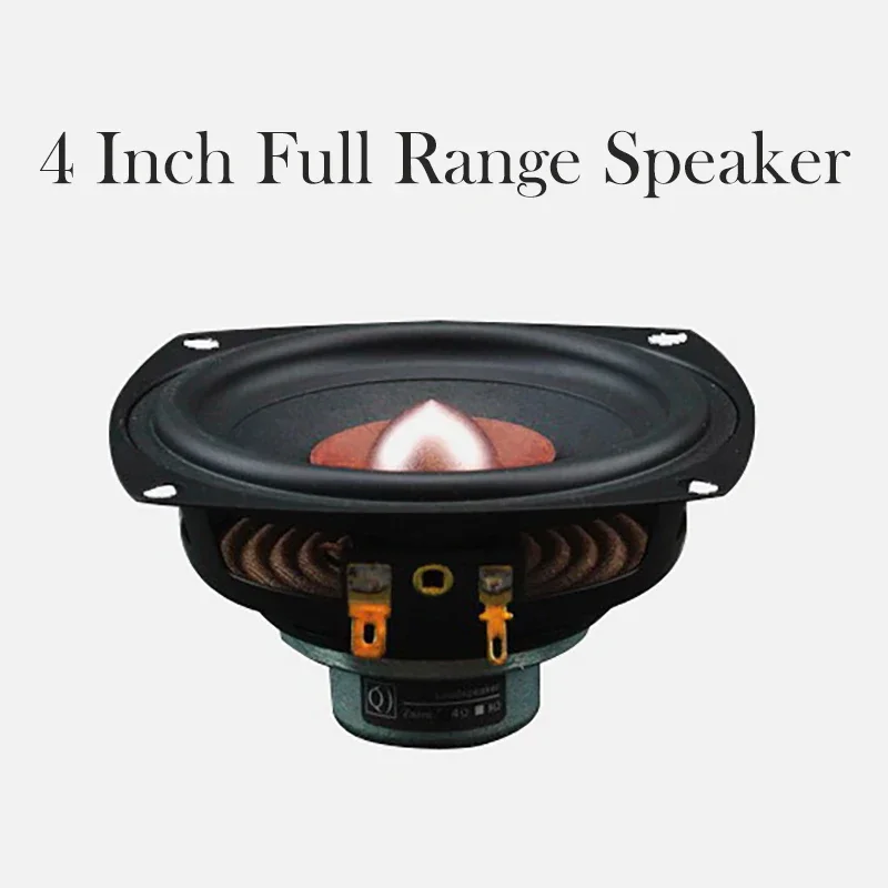 

4 Inch Full Range Speakers Unit DIY 4 8 Ohm 25W Neodymium iron Boron Cotton hemp Fiber Speaker Vocal instruments Loudspeakers