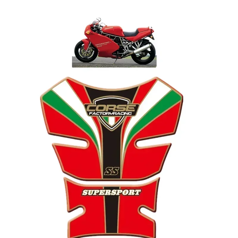 For Ducati SS Supersport 1989 - 1998 Motorcycle Tank Pad Protector 3D Gel Sticker Decal - 3 Motor