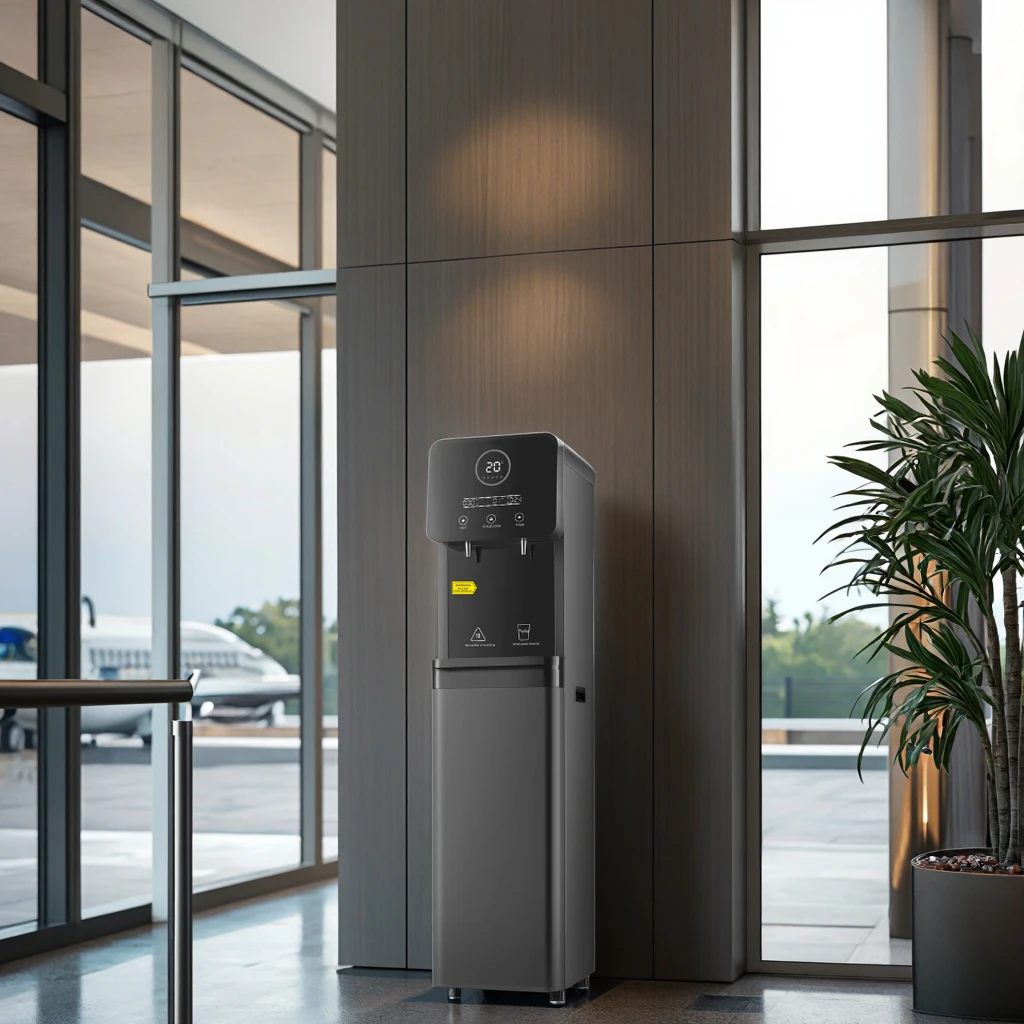Commercial Drinking Machine RO Water Dispenser Electric  Hot Cold  Child Lock Anti Scald for Airport  Hospital Factory