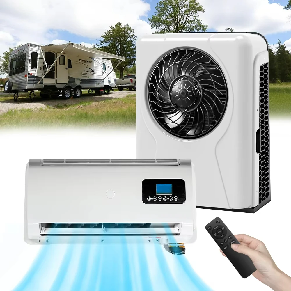 Truck Air Conditioner 12V Electric Split Air Conditioning Parking Ac Unit 24 Volt for Semi Truck