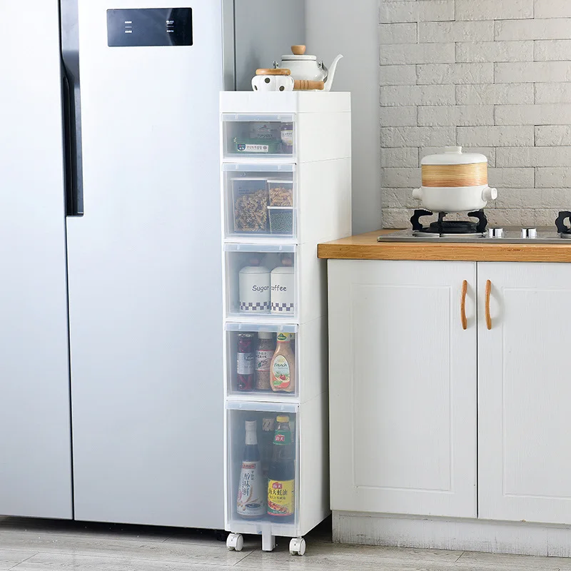 22CM toilet crevice locker, washing machine bathroom storage cabinet