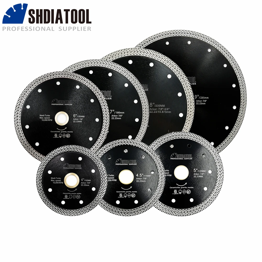 disco-de-corte-turbo-de-malha-shdiatool-1pc-lamina-de-serra-diamante-para-marmore-ceramica-granito-diametro-105-230mm