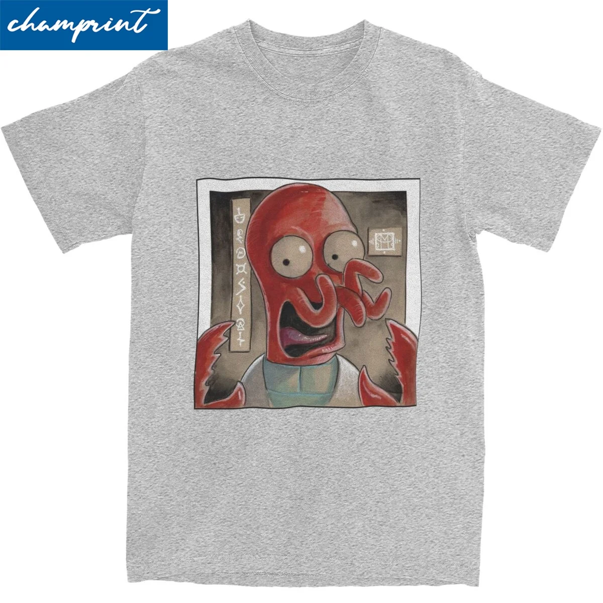 Men Women Doctor Zoidberg T Shirts Futuramas 100% Cotton Tops Novelty Short Sleeve Round Collar Tee Shirt Adult T-Shirt