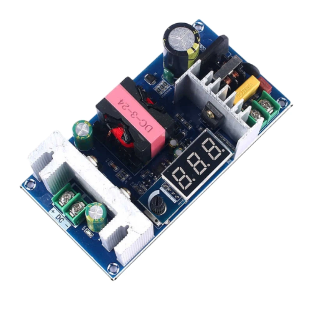 AC-DC Converter 150W Switching Power Supply Module AC100-245V to DC3-24V 6A Adjustable Power Supply Board with Digital Display