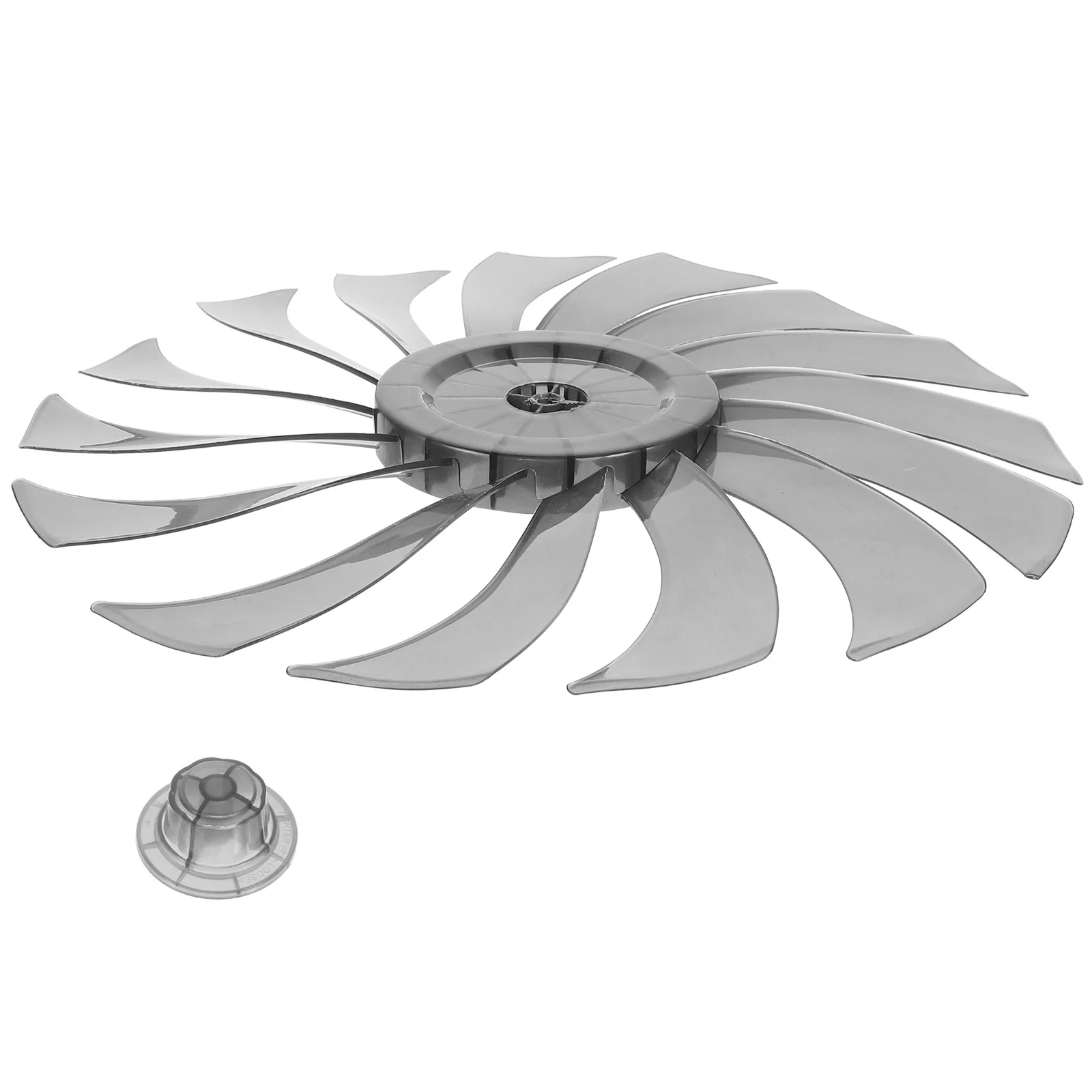 

Universal 14 Inch 9 Blades Electric Fan Accessories PP Material Replacement for Standing Table Wall Fans Black Long Lasting