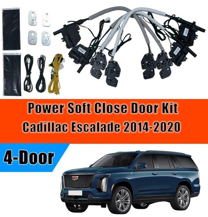 XCAR For Cadillac Escalade 2014‑2020, Automatic Door Closing System with Electric Soft Close and Suction Lock