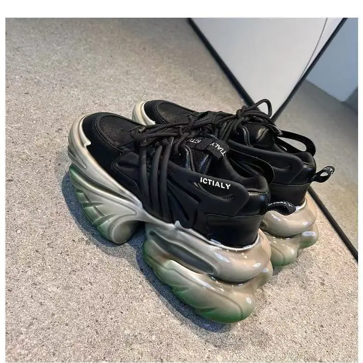 

2025 yacht casual couple platform shoes spaceship space heightening casual shoes