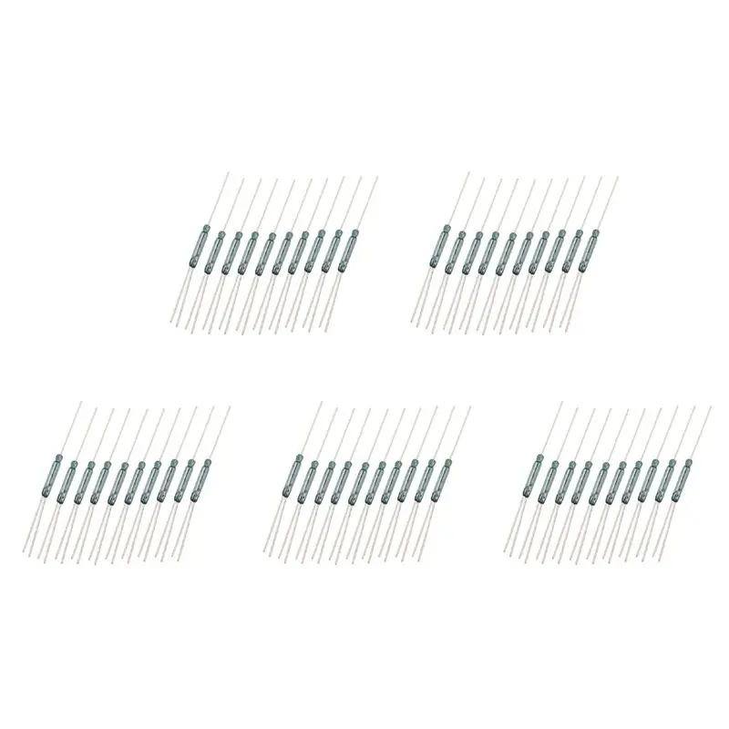 B03C-50Pcs N/O N/C SPDT Reed Magnetic Switch Switches Replacement 2.14MM RI-90