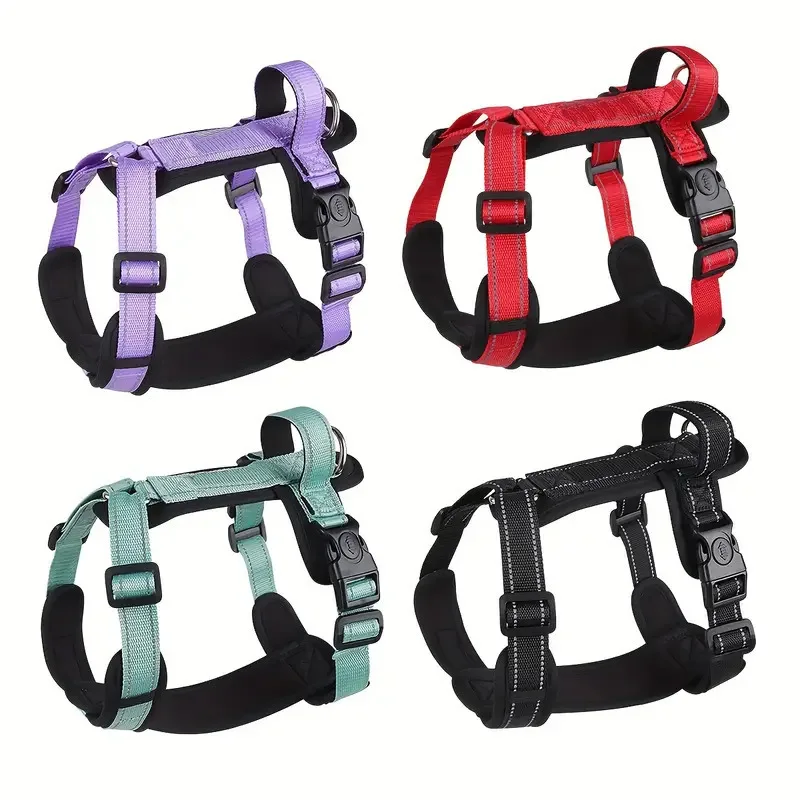 

Adjustable Dog Harness, Reflective Strip Harness, Pet Strap for Medium & Large Dogs, Ideal for Outdoor Activities, Comfortable