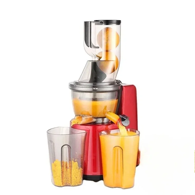 

'forLarge diameter 76mm new design high juice yield fruit cold press slow juicer extractor machine