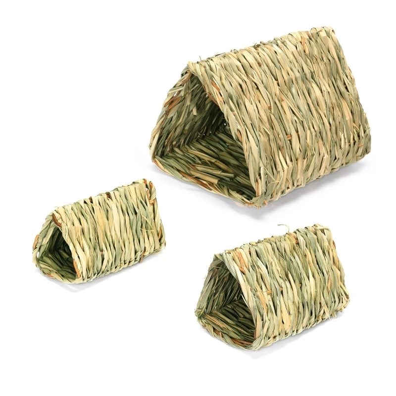 Lightweight Rabbit Grass House Lightweight Toy Tunnel for Rabbit Squirrels Guinea-Pigs Play Sleep Molar Grass Drop Shipping