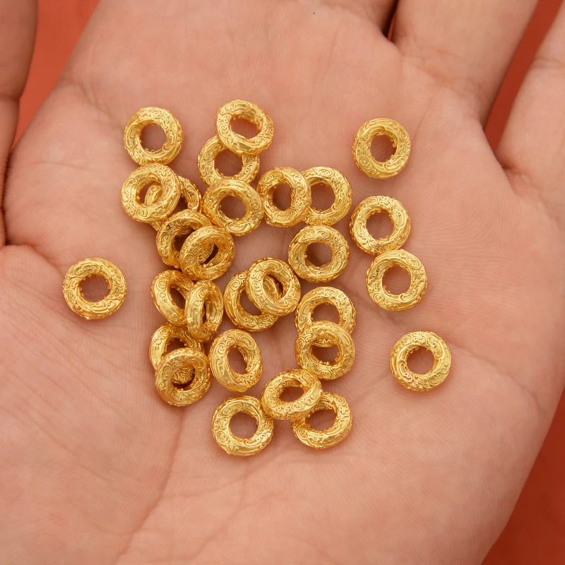 

Браслет из бусин с эффектом золотой пыли и облаков, выполненный в старинном методе плетения, с прочной стойкостью цвета, для самостоятельного изготовления украшений