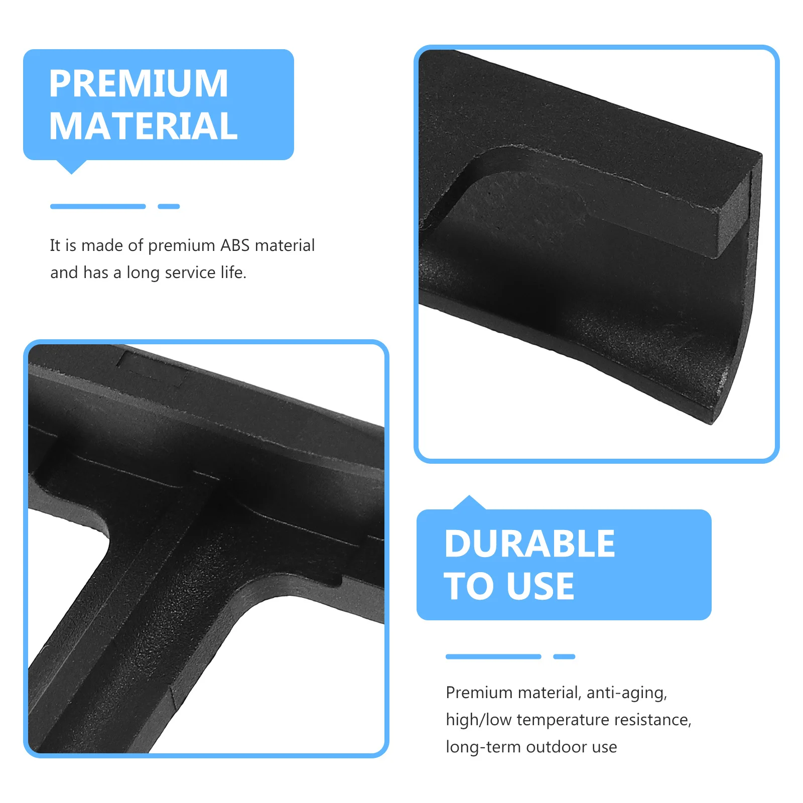 

10Pcs Photovoltaic Panel Water Clip Simple Design Practical Gift Choice High Quality Photovoltaic Panel Drainage Buckle