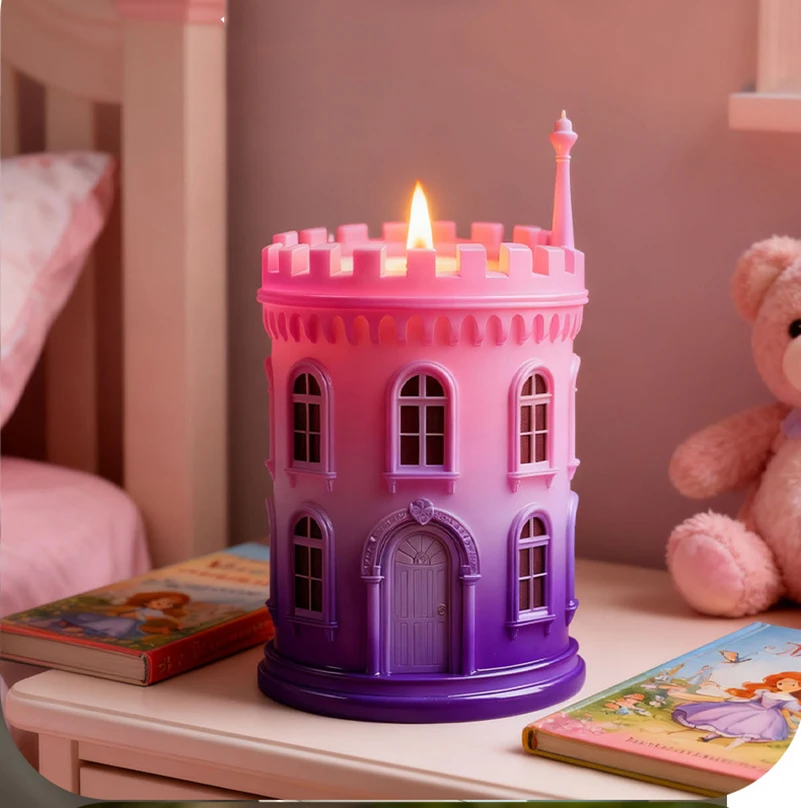 Schloss Blumentopf Silikon Form Diy Silikon Vase Form Gips Tasse Form Silikon Für Kunst Studio Garten Aromatherapie