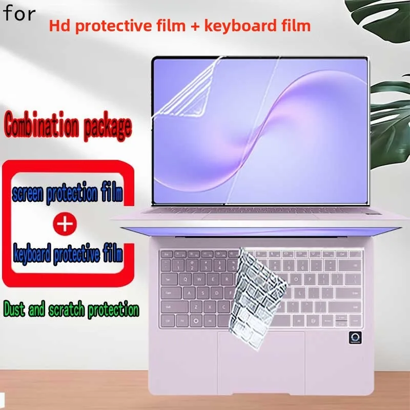 14.2 inch For Huawei MateBook Pro S laptop screen protective film Kirin XE90 keyboard film MOR-M1 ultra-clear transparent film.