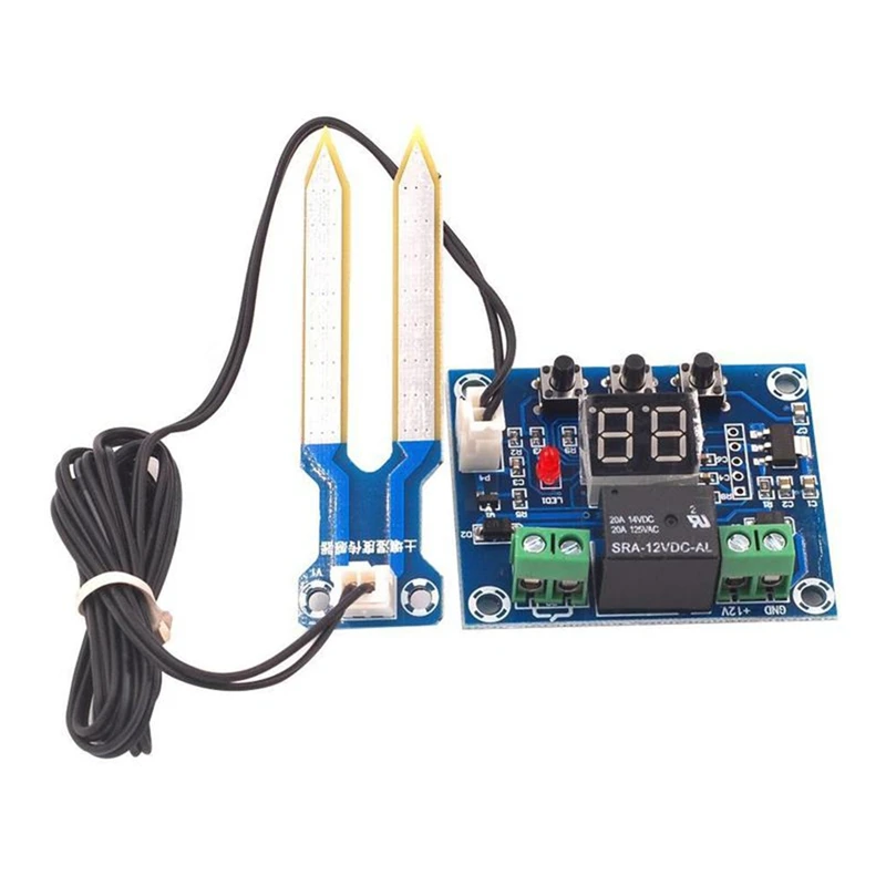 5Pcs 12V Digital Auto Watering Module Soil Humidity Sensor Controller Soil Moisture Test Irrigation System Detector