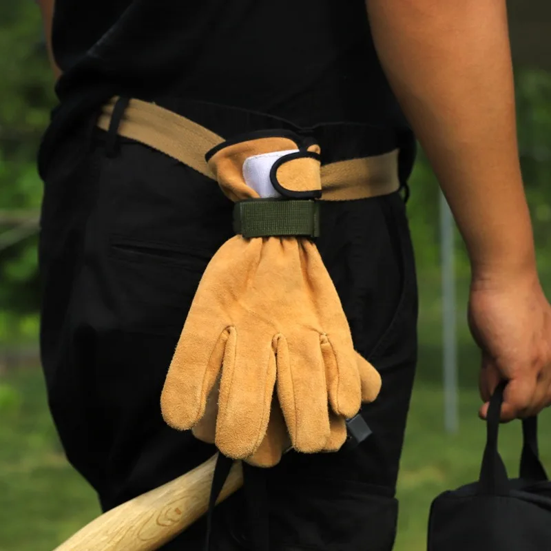 1set Outdoor Flame Retardant and Heat-insulating Gloves BBQ Gloves, Welding Protective Gloves, Barbecue and Cooking Gloves