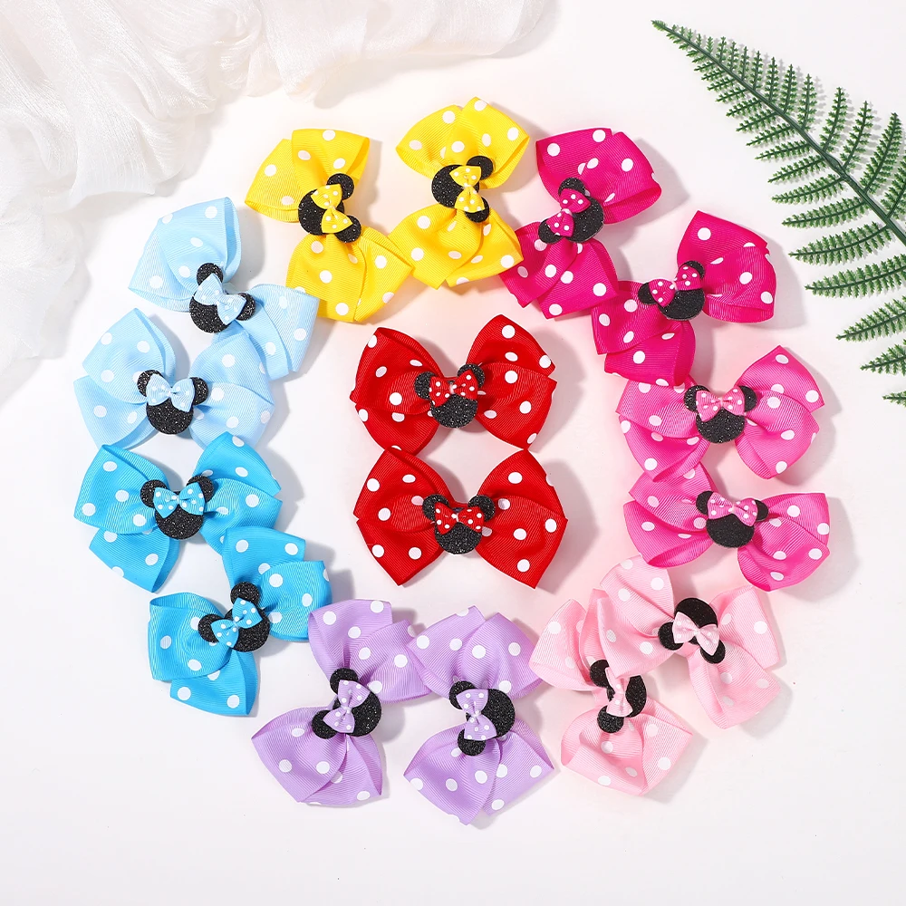 Polka Dot Bow Hair Clip 2
