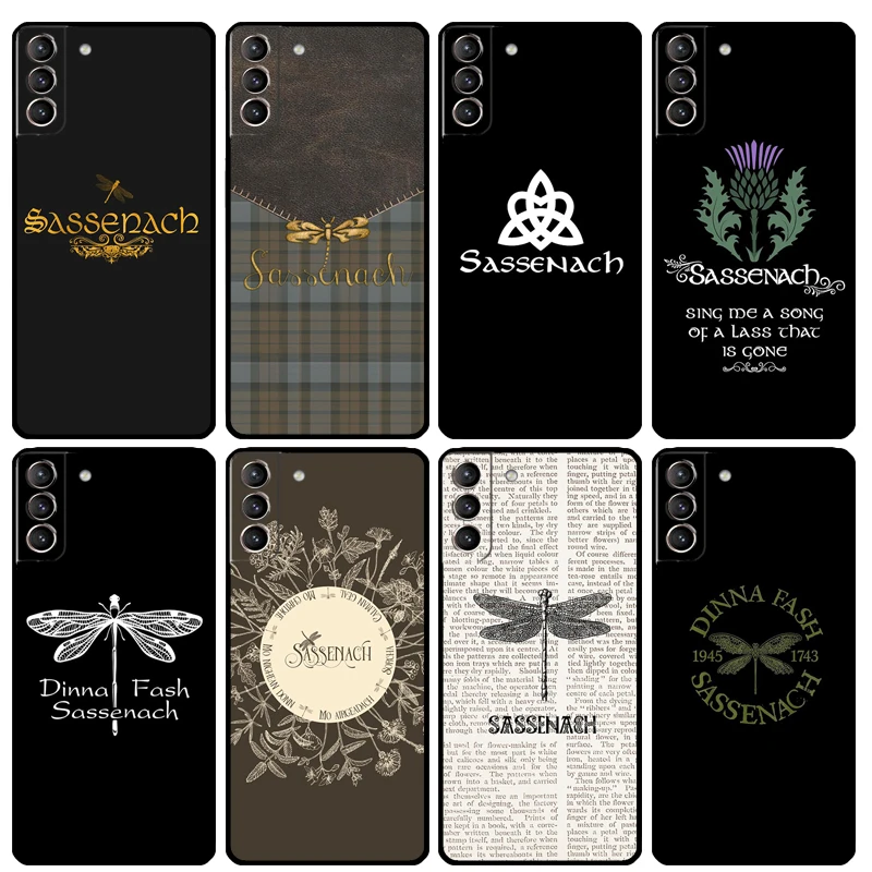 Outlander Sassenach Phone Case For Samsung Galaxy S21 FE S22 Ultra Note 20 10 S8 S9 S10 Plus S10e S20 FE Cover