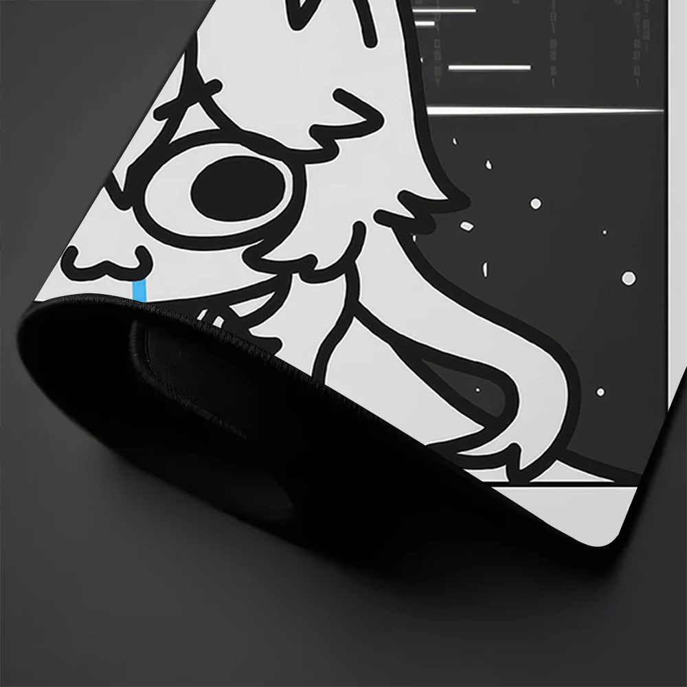 Tappetino per Mouse con superficie Ultrafine Gamer Kawaii Anime Girl Mousepad Balance tappetino per Mouse da gioco tappetino da scrivania per